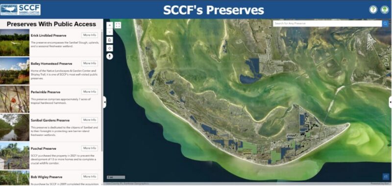 SCCF preserve map features public trails - SANIBEL-CAPTIVA - Island ...